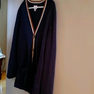 New Boys V-neck button down sweater